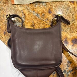 Coach Vintage Mahogany Janice Crossbody Shoulder Bag 9950